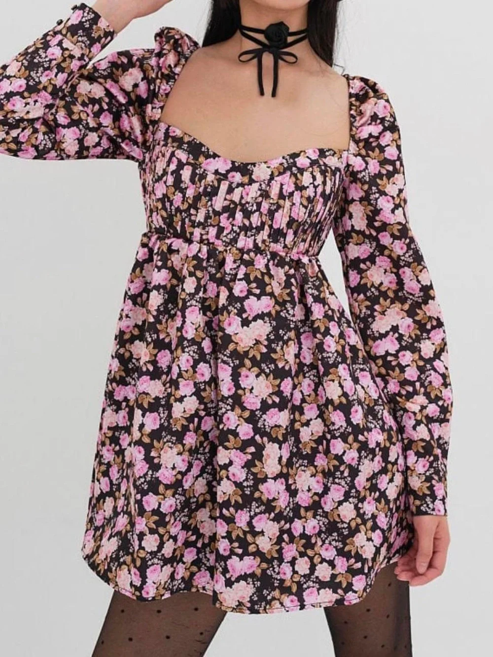 for love and lemons kate mini dress & Featuring an allover cabbage rose print Katie Mini Dress | Free